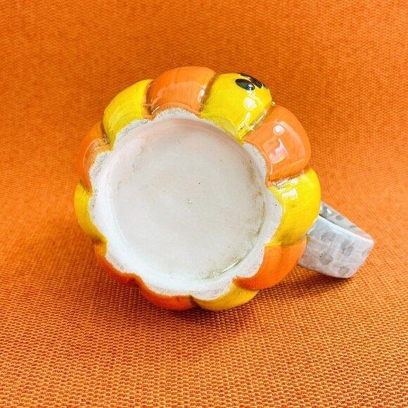 Joanna Parker Owl~Pumpkin Halloween Ceramic Creamer/Milk Jug ~ Displayed Only - Picture 8 of 10